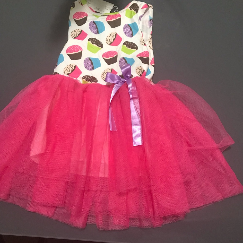 Pink tulle cupcake dress
